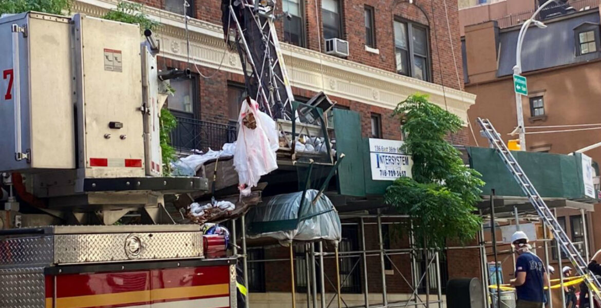 A Scaffolding Disaster in New York City Has Left One Person Dead and Three More Wounded